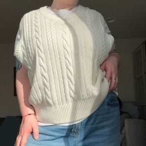 Old-navy Cream Sweater Vest